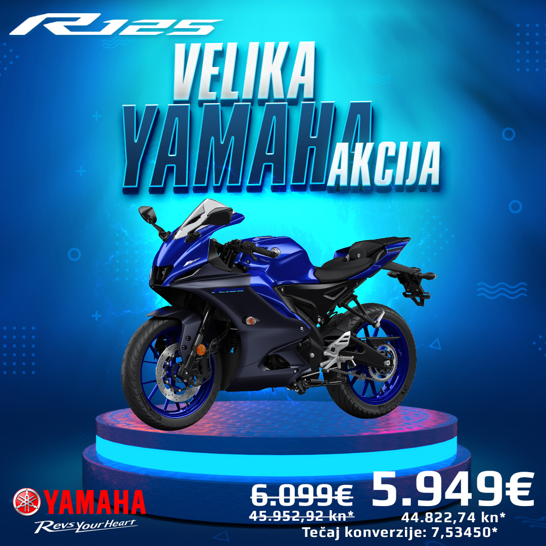 R125 Yamaha akcija